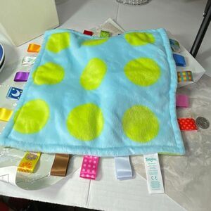 Taggies blanket square with tags for infants  babies